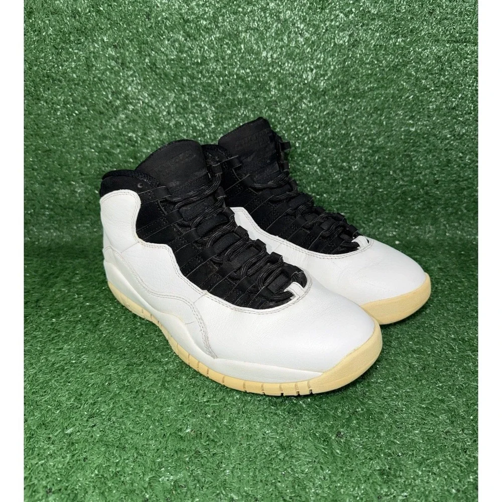 Air Jordan 10 Retro I'm Back Men Size 10 310805-104 White Black Basketball Shoes